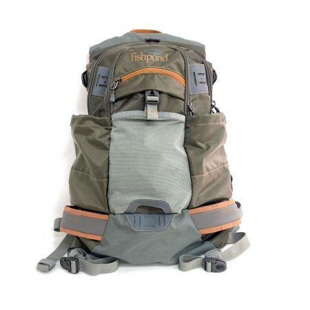  fishpond フィッシュポンド Ridgeline リッジライン バックバック グリーン×オレンジ 程度BC