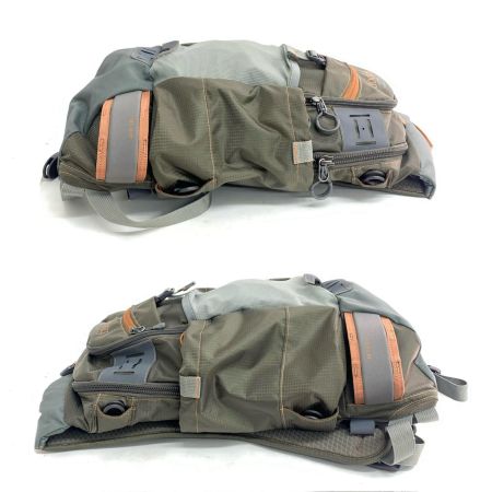  fishpond フィッシュポンド Ridgeline リッジライン バックバック グリーン×オレンジ 程度BC