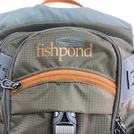  fishpond フィッシュポンド Ridgeline リッジライン バックバック グリーン×オレンジ 程度BC
