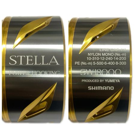  SHIMANO シマノ スプール 夢屋 13ステラSW 18000 パワーフッキングスプール 程度B SW18000