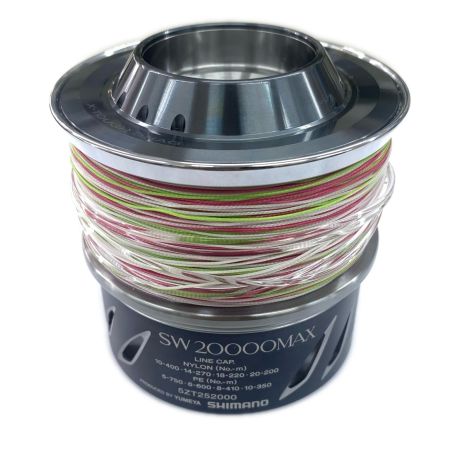  SHIMANO シマノ スプール 夢屋 13ステラSW 20000MAX スプールエッジキズ 程度BC 5ZT252000