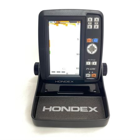  HONDEX ホンデックス 魚群探知機 振動子・ケース付き 程度A PS-610C