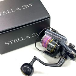§§ SHIMANO シマノ スピニングリール 25ステラSW 8000HG 程度AB ケース・外箱付 におい有 047557 Aランク
