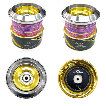  SHIMANO シマノ スピニングリール 25ステラSW 8000HG 程度AB ケース・外箱付 におい有 047557