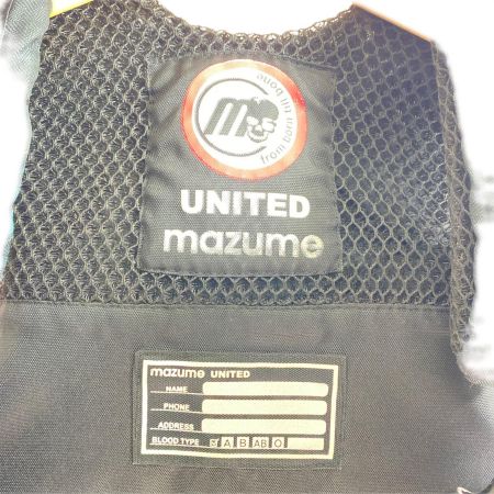  mazume マズメ フローティングベスト SIZE Free MZX タイドマニア 程度C ブラック×レッド