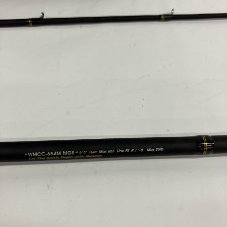Abu Garcia アブガルシア ルアーロッド Abu Garcia 01C19BK ワールドモンスター WMCC-654M ケース付 01C19BK