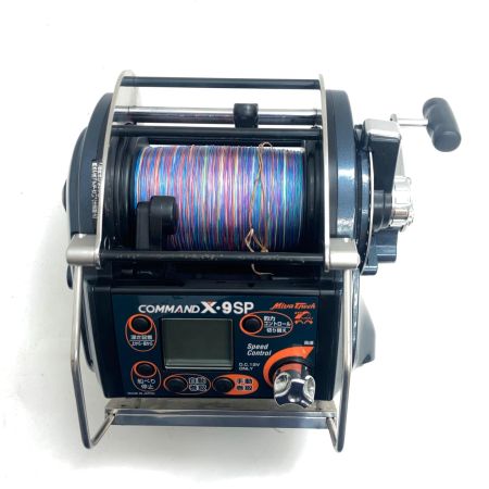  Miya Epoch 電動リール コマンドX9SP 12V 動作確認済 程度B 電源ケーブル付き