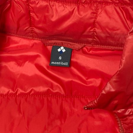  mont･bell モンベル ダウンジャケット SIZE S 程度A 1102504 1102504 レッド