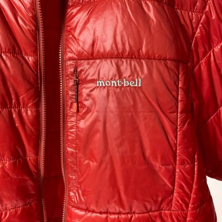  mont･bell モンベル ダウンジャケット SIZE S 程度A 1102504 1102504 レッド