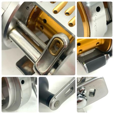  SHIMANO シマノ ベイトリール 10オシアカルカッタコンクエスト 300J-HG 程度B RH66 02603
