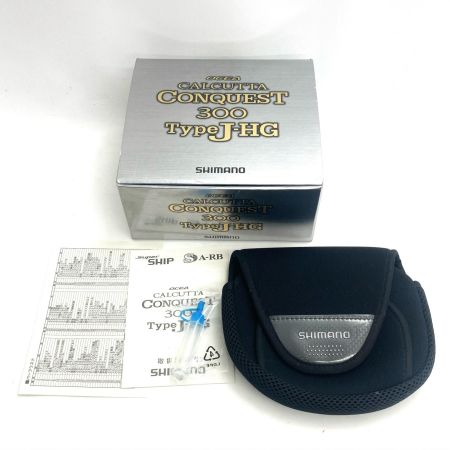  SHIMANO シマノ ベイトリール 10オシアカルカッタコンクエスト 300J-HG 程度B RH66 02603