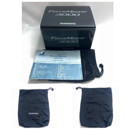  SHIMANO シマノ 電動リール 15フォースマスター 3000 キズ・サビ有 程度C 03401