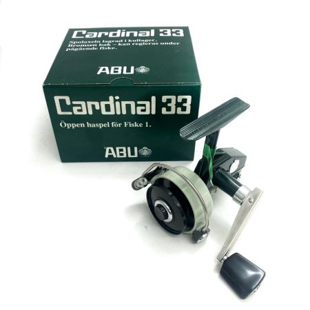  Abu Garcia アブガルシア スピニングリール カーディナル33 復刻版 箱・リール袋・替えスプール・説明書付