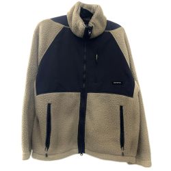 §§ DAIWA ダイワ フィッシングウェア レトロフリースジャケット 防寒 SIZE M DJ-3123 カーキ×ブラック Bランク