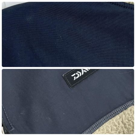  DAIWA ダイワ フィッシングウェア レトロフリースジャケット 防寒 SIZE M DJ-3123 カーキ×ブラック