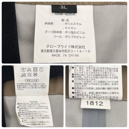  DAIWA ダイワ ウェーダー SBW-4205R 3L 水漏れ未チェック 本体のみ SBW-4205R
