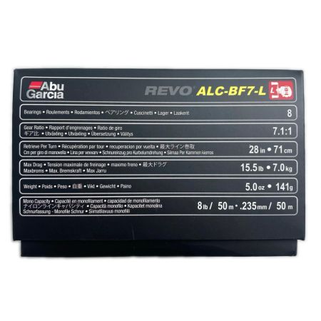  Abu Garcia アブガルシア ベイトリール レボ ALC-BF7-L 程度AB