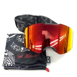 §§ OAKLEY オークリー ウィンター用品 スノーゴーグル SETH MORRISON M 程度C レンズ傷有 ブラック Cランク