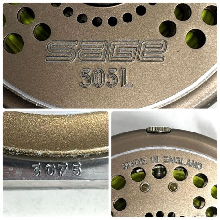  sage セージ フライリール ハーディOEM 505L ケース付 3075