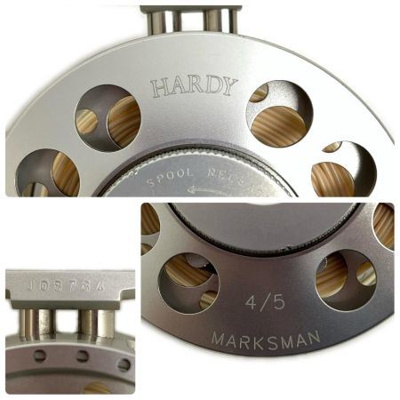  HARDY ハーディー リール フライリール マークスマン 4/5 キズ有 程度B ケース付