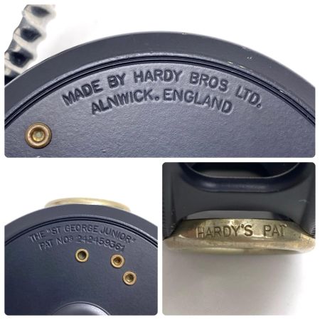  HARDY ハーディー リール フライリール セントジョージジュニア 復刻版 キズ有 程度B ケース付