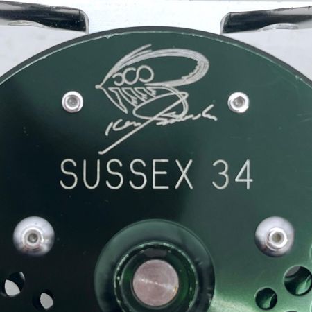  Ken Sawada フライリール SUSSEX34 サセックス34 専用ケース付 グリーン