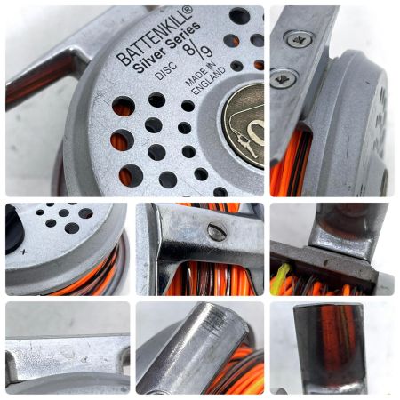  ORVIS フライリール BATTENKILL Silver Series DISC 8/9 バテンキル シルバー ケース付