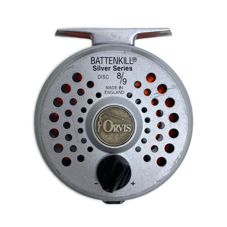  ORVIS フライリール BATTENKILL Silver Series DISC 8/9 バテンキル シルバー ケース付