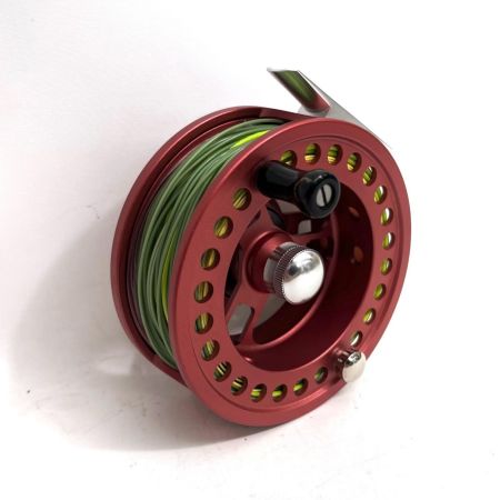 TIEMCO ティムコ フライリール TIEMCO オラクル VLA Ⅳ キズ有 ポーチ付 レッド