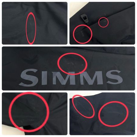 SIMMS 釣り服飾 フィッシングジャケット チャレンジャージャケット SIZE S 程度C ブラック