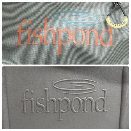  fishpond フィッシュポンド 釣り服飾 ファイヤーホールバックパック 程度B グレー