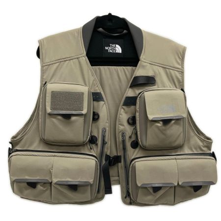  THE NORTH FACE ザノースフェイス フィッシングベスト SIZE Free 程度BC カーキ