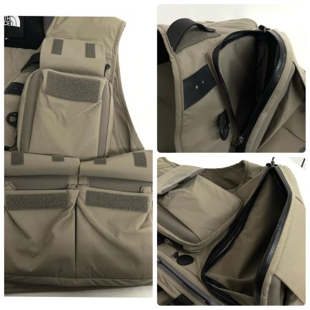  THE NORTH FACE ザノースフェイス フィッシングベスト SIZE Free 程度BC カーキ