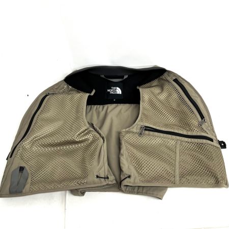  THE NORTH FACE ザノースフェイス フィッシングベスト SIZE Free 程度BC カーキ