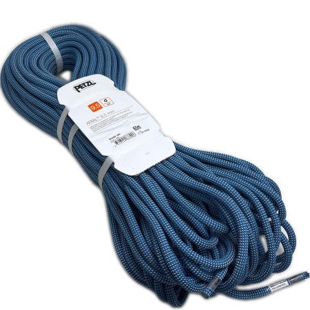  PETZL ペツル 登山 クライミングロープ アリアル 9.5mm 60m 未使用品(S) R34AD 060 ブルー