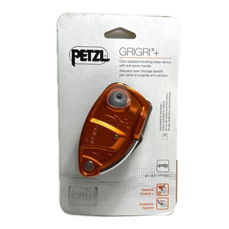  PETZL ペツル アウトドア 登山 ビレイデバイス GRIGRI＋ グリグリプラス オレンジ