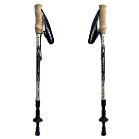  mont･bell モンベル アウトドア 登山 トレッキングポール ホワイト/2本セット ALPINE CARBON POLE ANTI SHOCK