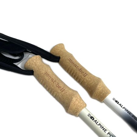  mont･bell モンベル アウトドア 登山 トレッキングポール ホワイト/2本セット ALPINE CARBON POLE ANTI SHOCK