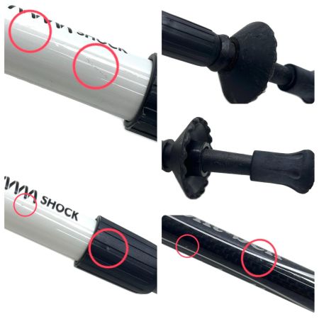  mont･bell モンベル アウトドア 登山 トレッキングポール ホワイト/2本セット ALPINE CARBON POLE ANTI SHOCK
