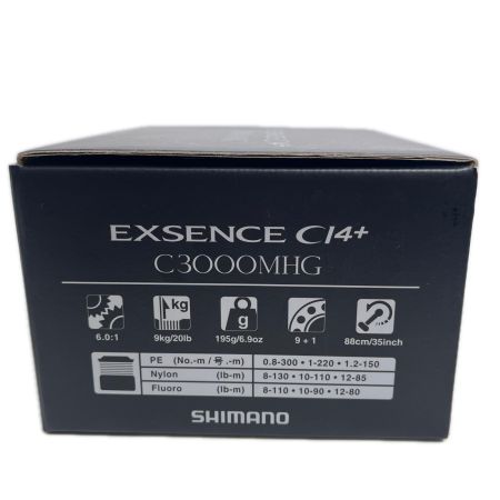 SHIMANO シマノ スピニングリール 18エクスセンスCI4+ C3000MHG 03882