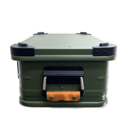  VENTLAX アウトドア雑貨 アルミコンテナ 25L ハンドルカバー付 ヒンジベルト PANDORA25