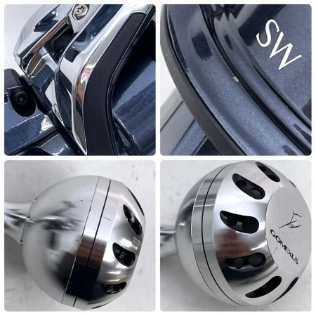 SHIMANO シマノ スピニングリール 21 ツインパワー SW6000HG ゴメクサスノブ/リールスタンド付 04225