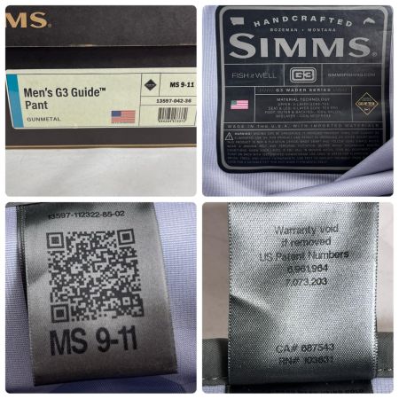  SIMMS シムス ウェーダー Men's G3 Guide Pant G3 ガイド パンツ MS 13597-042-36