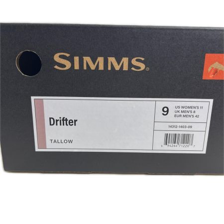  SIMMS フィッシングブーツ ボートフィッシング Drifter ドリフター SIZE 27cm タロー
