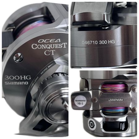  SHIMANO シマノ ベイトリール 24 オシアコンクエストCT 300HG 箱付 046710