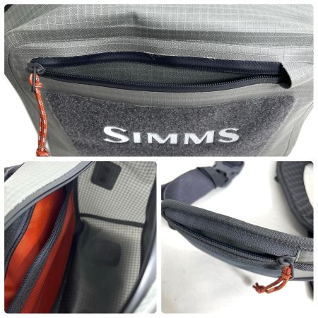  SIMMS フィッシングバッグ ドライクリーク Z ヒップパック 8L グレー