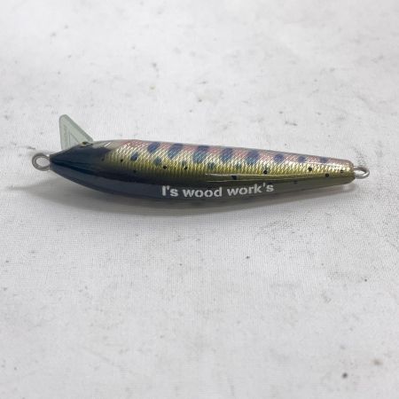 I's wood works アイズウッドワークス ルアー 水無月 50S ハンドメイドミノー 渓流 箱付