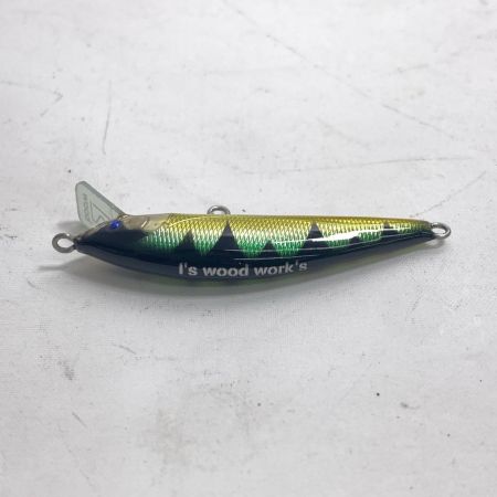 I's wood works アイズウッドワークス ルアー 50S ハンドメイドミノー 渓流 箱付