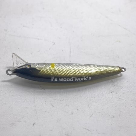I's wood works アイズウッドワークス ルアー 50S ハンドメイドミノー 渓流 箱付