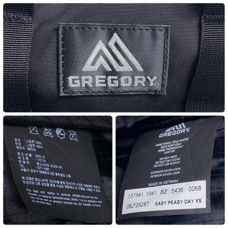GREGORY グレゴリ バッグ リュック イージーピージーデイXS ブラック